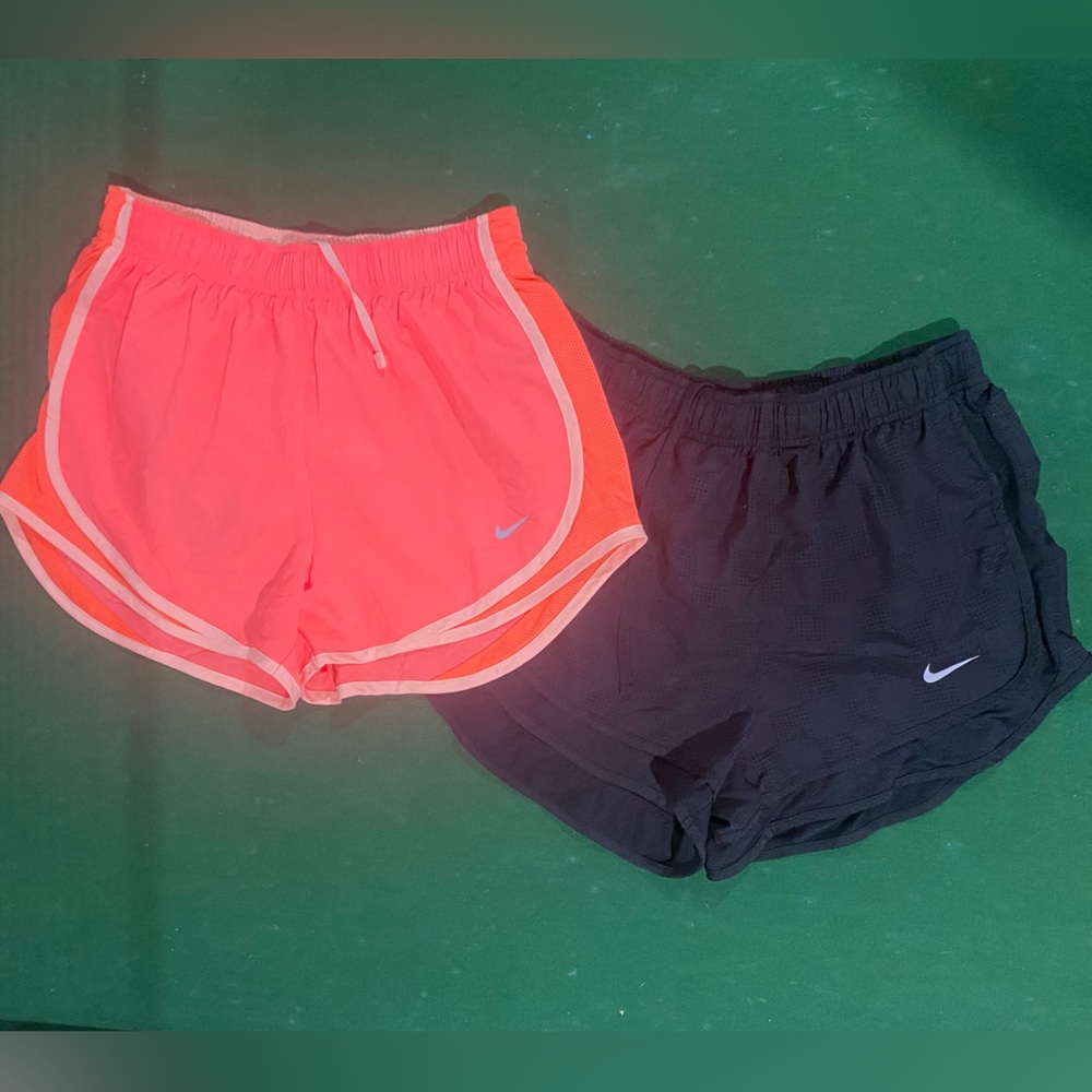 2 Pairs of Women Nike Tempo Shorts